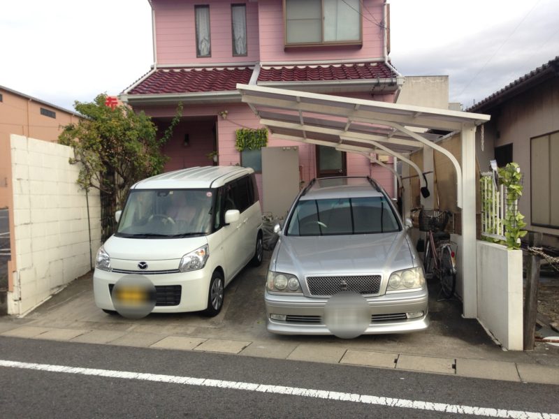 岡崎市　カーポート工事(`・ω・´)