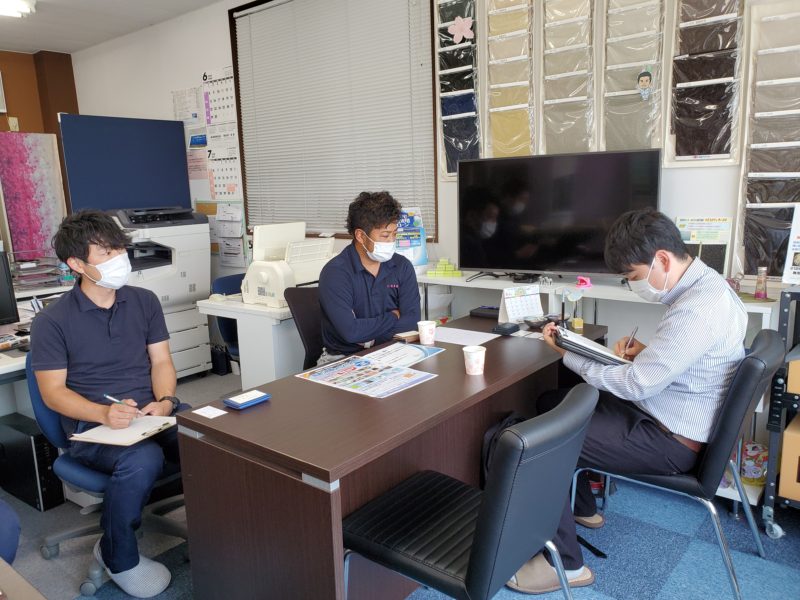 中日新聞取材(´▽｀*)