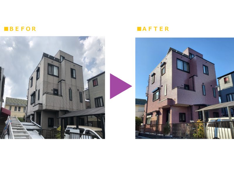 豊田市　Ｍ様邸／外壁改修・屋上、バルコニー防水リフォーム