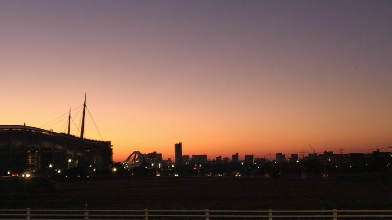 夕焼けが綺麗です！