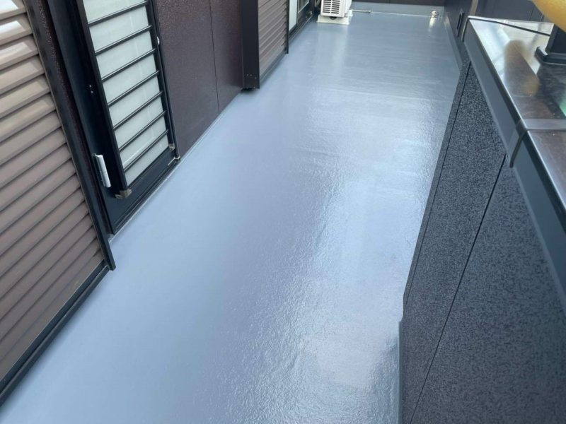 ベランッダ補修後防水完了
