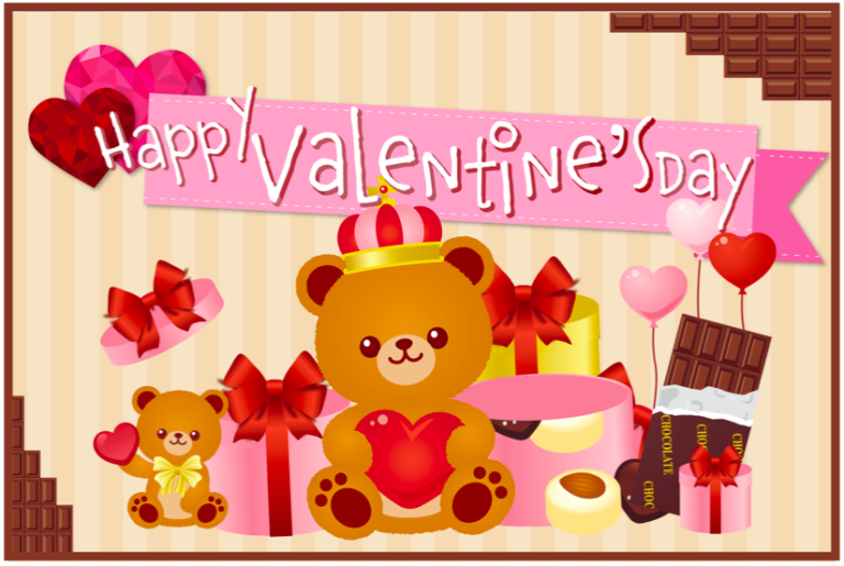 HAPPY　VALENTINE’S　DAY　(⋈◍＞◡＜◍)。✧♡